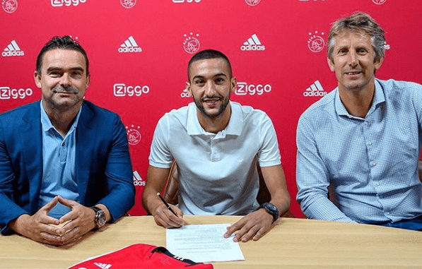 Morocco’s-Hakim-Ziyech-Extends-Contract-with-Ajax-Amsterdam