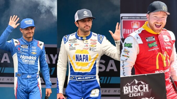 Kyle-Larson-Chase-Elliott-Tyler-Reddick