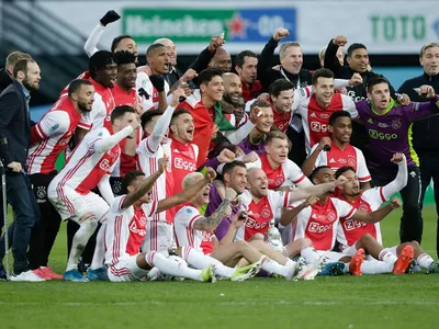 Ajax-The-Netherlands-soccer-football-celebrate-winning-KNVB-cup-final-2021