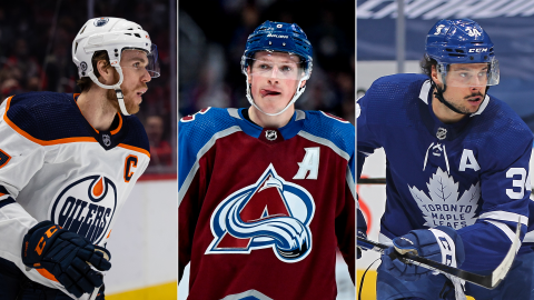 connor mcdavid cale makar auston matthews
