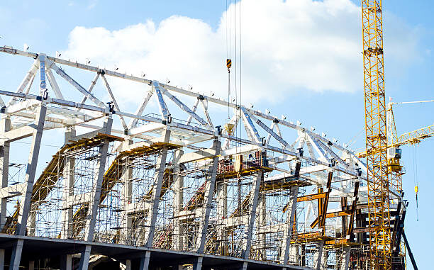 Big Construction of an arena.
