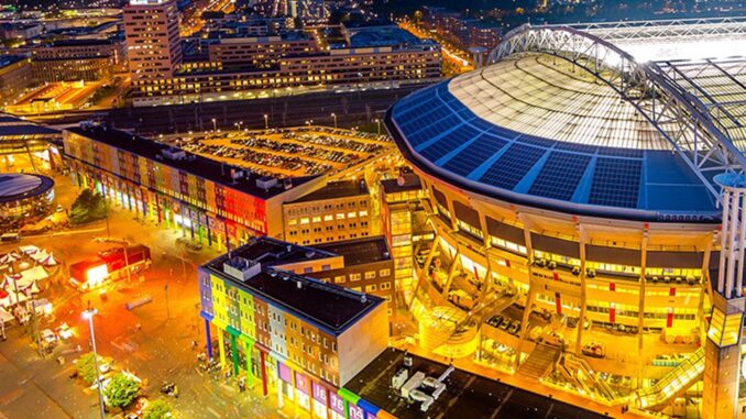 Amsterdam Arena - Top view at night