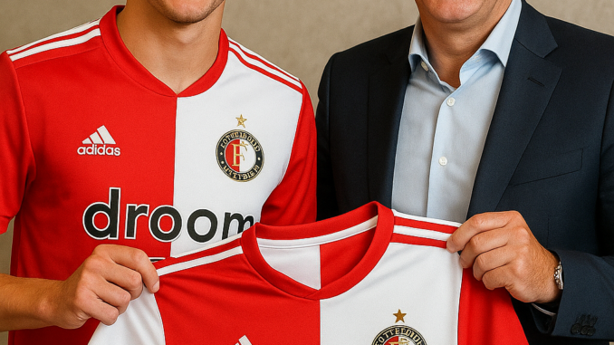 Feyenoord Jersey Signing Moment (2)