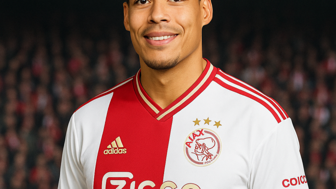 Virgil van Dijk at Ajax Stadium